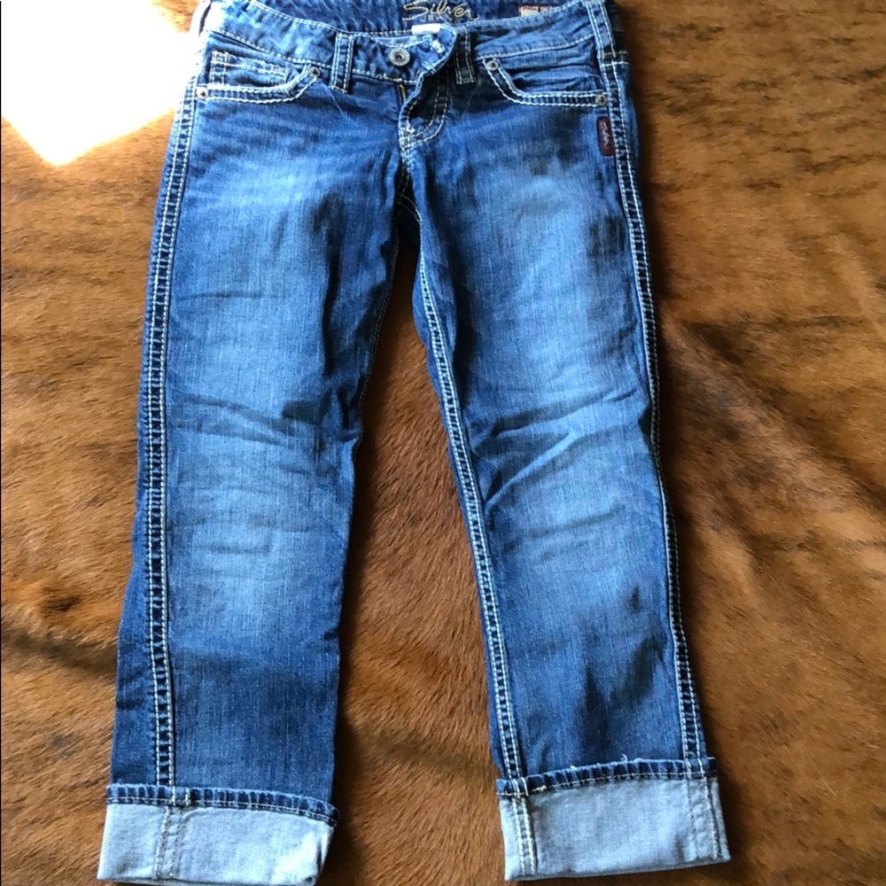 Silver Capris